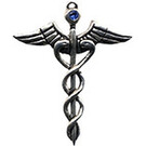 Caduceus Amulet for Healing Ability