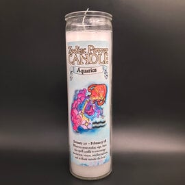 Aquarius 7-Day Zodiac Candle