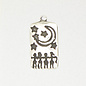 Women's Night Dance Pendant in Lead-Free Pewter