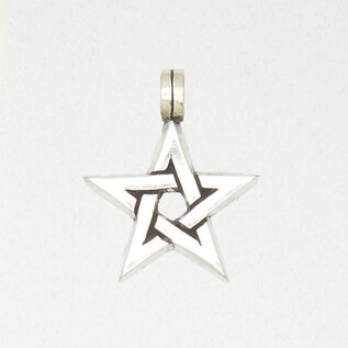 Pentagram Pendant in Lead-Free Pewter