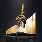 Bust of Khnum Statue - 12 Inches Tall in Hand-Painted Stone - Made in Egypt