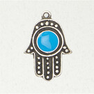 Hamsa Pendant in Lead-Free Pewter