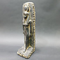 Goddess Hathor Statue - 12 Inches Tall in Basalt - Made in Egypt