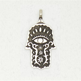Hamsa Pendant in Lead-Free Pewter