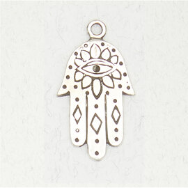 Hamsa Pendant in Lead-Free Pewter