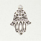 Hamsa Pendant in Lead-Free Pewter