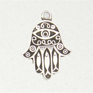 Hamsa Pendant in Lead-Free Pewter