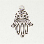 Hamsa Pendant in Lead-Free Pewter