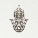 Hamsa Pendant in Lead-Free Pewter