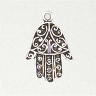 Hamsa Pendant in Lead-Free Pewter