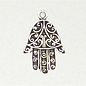 Hamsa Pendant in Lead-Free Pewter