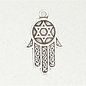 Hamsa Pendant in Lead-Free Pewter