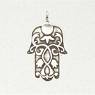 Hamsa Pendant in Lead-Free Pewter