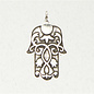 Hamsa Pendant in Lead-Free Pewter