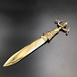 Minoan Snake Goddess Athame -  11 Inches Long with Bronze Handle and Blade - Made in Crete