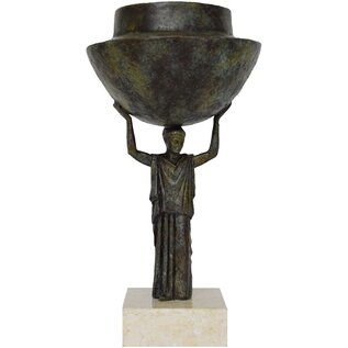 Censer of Delphi - 11 Inches Tall in Bronze - Made in Greece