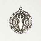 Nile Goddess Pendant in Lead-Free Pewter