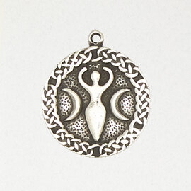 Nile Goddess Pendant in Lead-Free Pewter