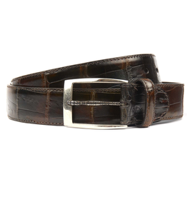 Cayman  Crocodile Belt - Brown