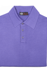 Cashmere / Silk Polo Sweater, Purple