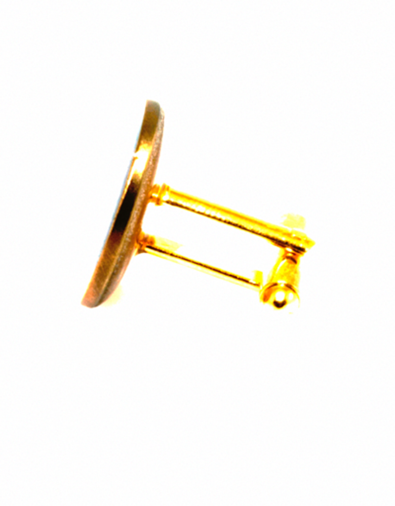 Hand Enameled Coin Cufflinks - France