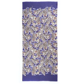 Burdi Cashmere Featherweight Wildcat Scarf, 9370/01, 82x34
