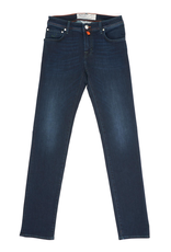 Handmade Tapered Comfort Stretch Jeans, Zip fly