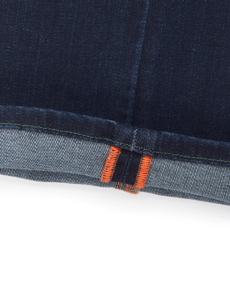 Handmade Tapered Comfort Stretch Jeans, Zip fly