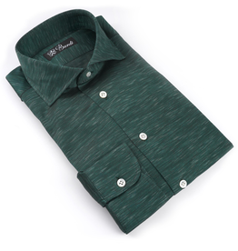 Cotton Jersey Knit Shirt, Melange