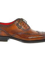 Brown Oxford with Burnished Toe