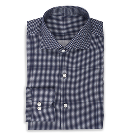 Printed Cotton Twill Shirt, Small Geo dots