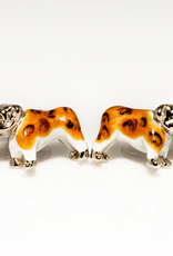 Bulldog Sterling Silver Cufflinks