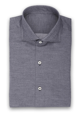 100%CO Handmade Soft Twill Shirt w/contrast stitching