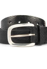 Blade Cross Cut Leather Belt