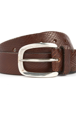 Blade Cross Cut Leather Belt