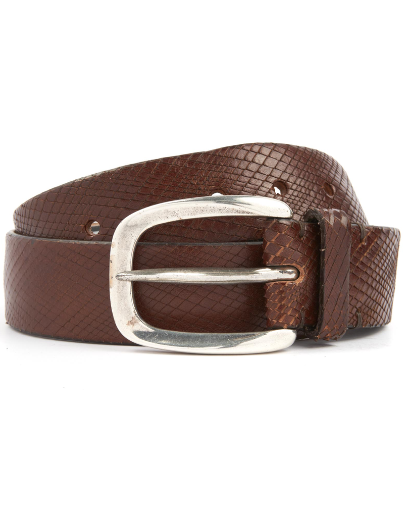 Blade Cross Cut Leather Belt