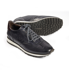 Calf Leather Sneakers - Dark Gray