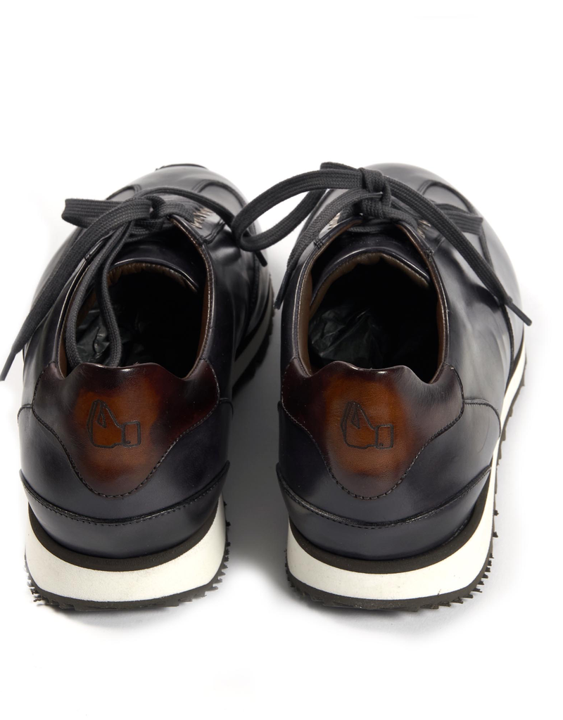 Calf Leather Sneakers - Dark Gray