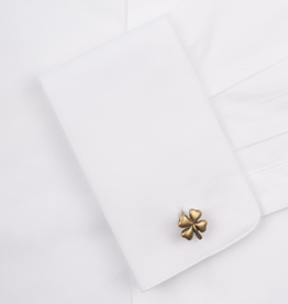 S/S Gold plated plated Clover cufflinks