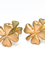 S/S Gold plated plated Clover cufflinks