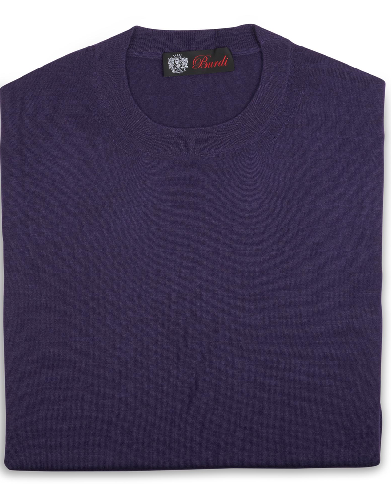 Cashmere / Silk Crew Neck, Purple