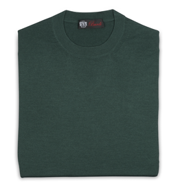 Cashmere / Silk Crew Neck Emerald Green