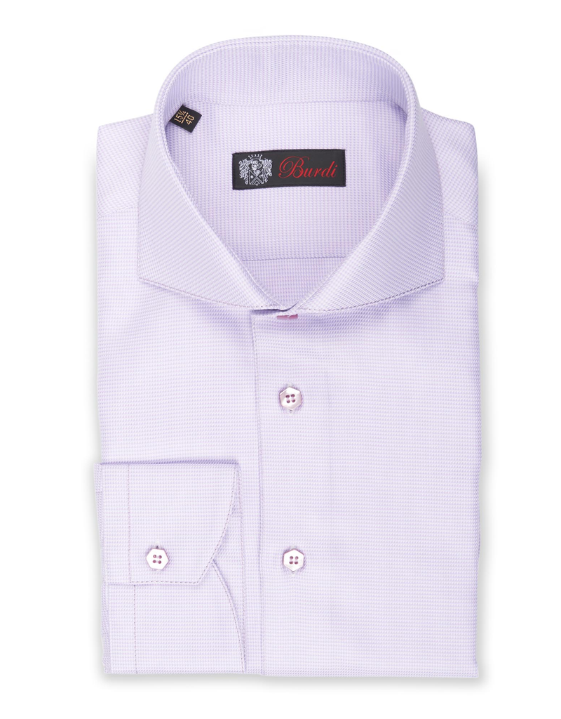 100% Cotton Dress Shirt in Lavender