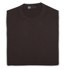 Cashmere / Silk Crew Neck Brown