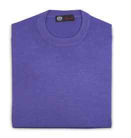 Cashmere / Silk Crew Neck Purple