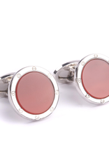 Red Agate 925 SS Cufflinks