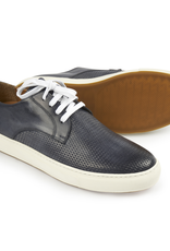 Textured and Smooth Leather Sneakers