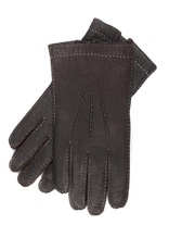 Leather Gloves, Vented, Cashmere Lining, Hand Sewn