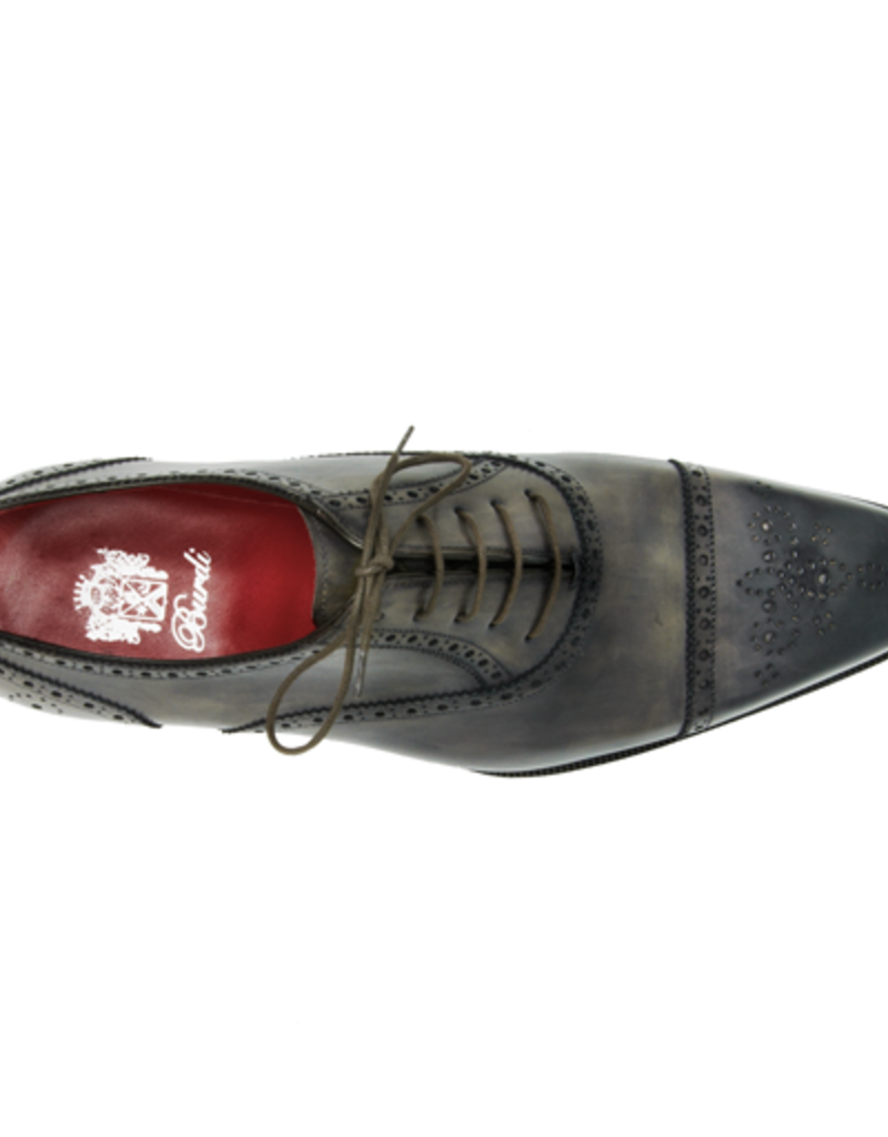 Gray Oxford with Burnished Toe