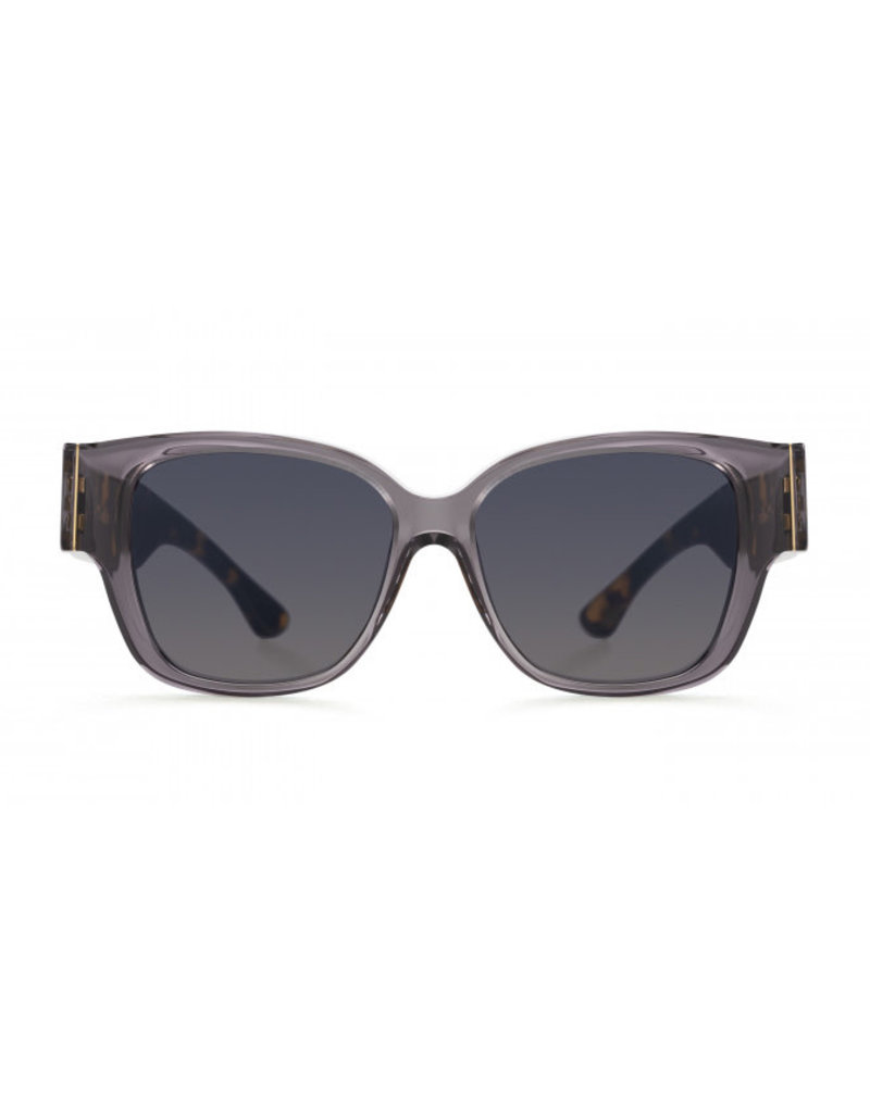 Acetate Chunky Cat-eye Sunglasses Gray / Tortoise